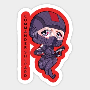 Commander Shepard Soldier Sticker